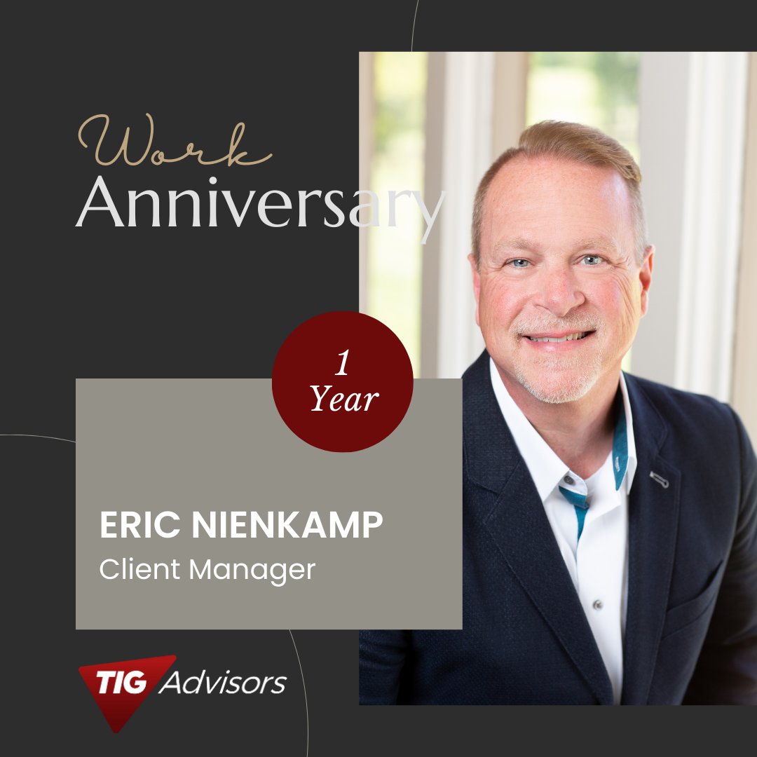 Happy Work Anniversary Eric!
Eric has been with #TeamTIG for 1 year. As a Commercial Lines Client Manager in Chesterfield, MO, Eric is ready to help you with all your insurance needs. Thank you Eric for all you do!
#worklife #TIGlife #TIGCares #celebratingyou #InsuranceMatters