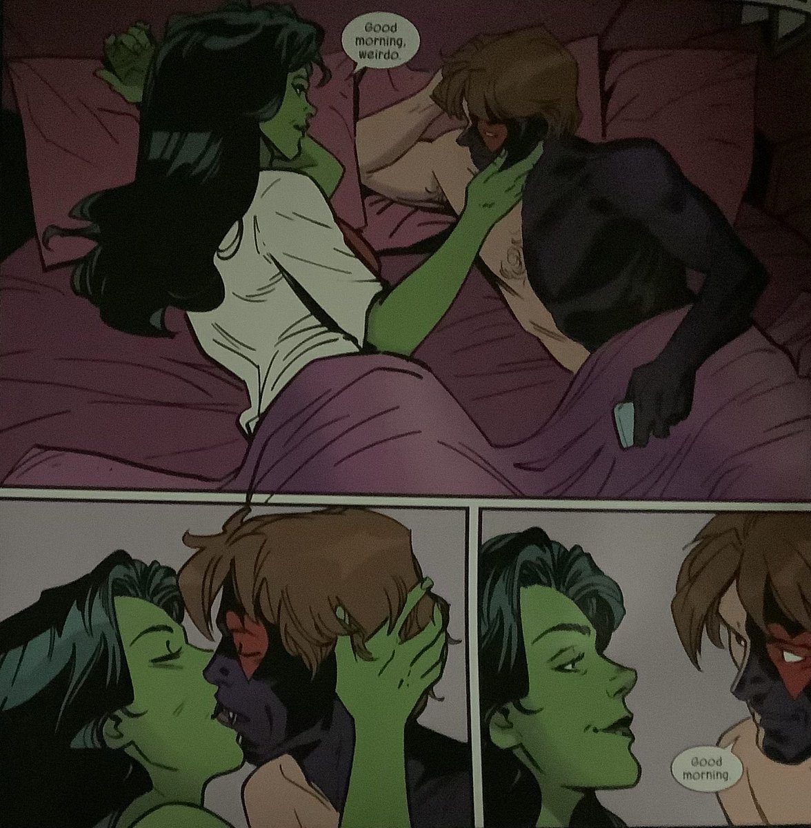 MeanwhileATP's tweet photo. #comicsreadingchallenge2023 114-116
She-Hulk 7-9 (LGY 170-172) by @rainbowrowell @marescaluca #RicoRenzi @takmiyazawa @JoeCaramagna I love me some superhero romantic adventures. Jack of Hearts! 4th wall breaking! The origin of the Booths! #IAmDoom 
@DoctorStayPuft @artnerrd https://t.co/DQT6Pfsnpp