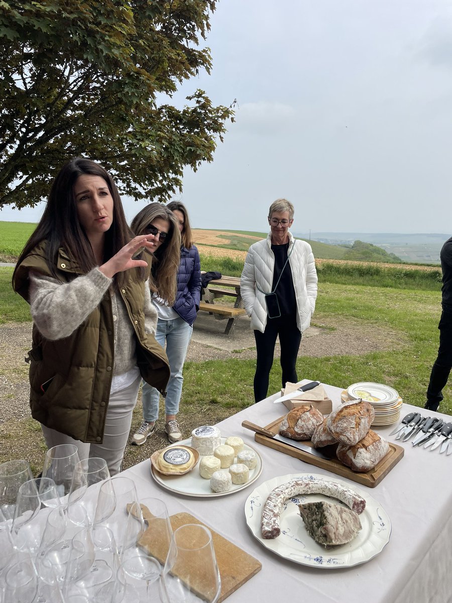 Before the first bottles of the tour were poured, we got the full explanation and story behind the cheeses, breads and charcuterie in front of us.
