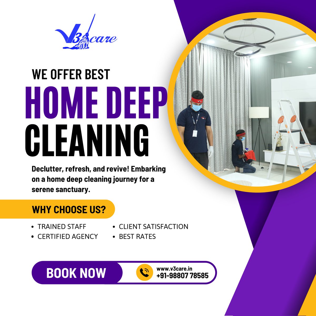care_v3's tweet photo. Fresh start for a fresh space! 🧹💦 Time for a deep clean of our abode!
For more info Call us: 9880778585
Book the service: https://t.co/BrCTLnZRv4
#HomeDeepCleaning #CleaningMotivation #CleanHomeCleanMind #SpringCleaning #Declutter #OrganizationGoals #TidyHomeTidyMind https://t.co/RQGs8OAklU