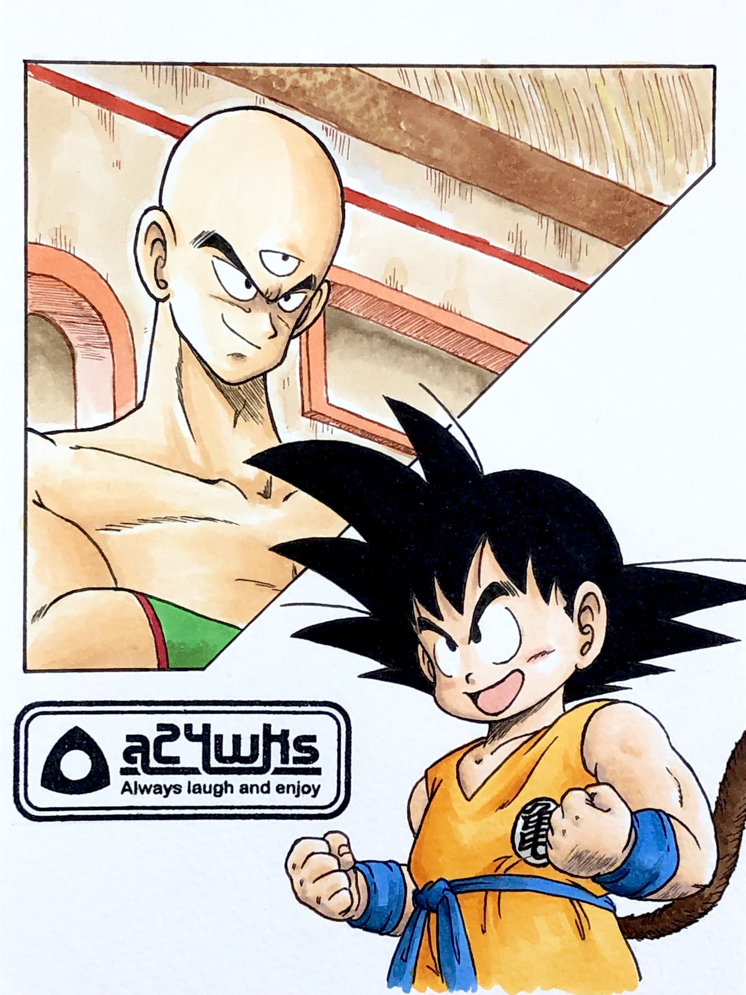ドラゴンボール ドラカプ ブロンズ 無印 少年 孫悟空 天津飯
