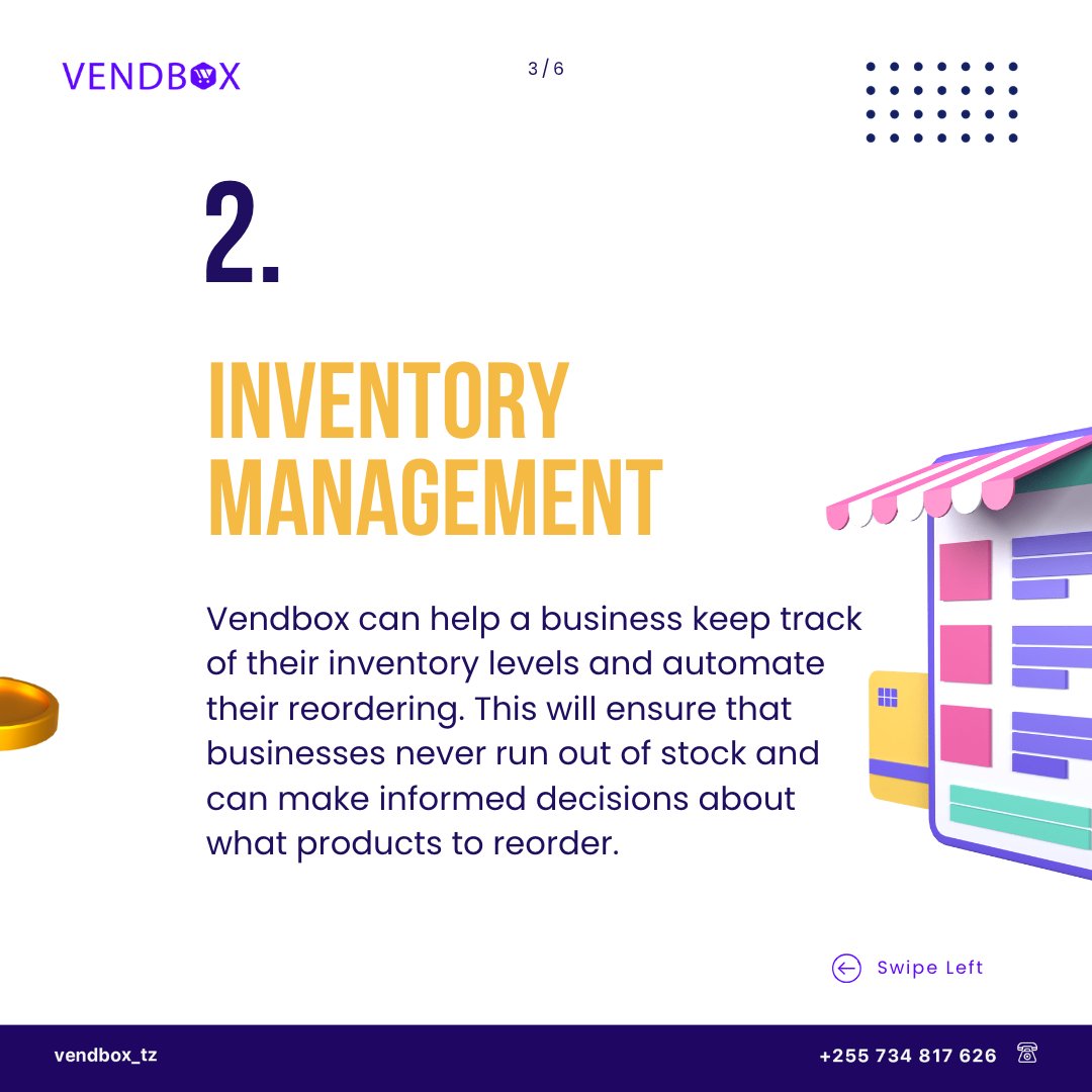 Vendbox_tz's tweet image. Make sure you have the right Pos for your business to grow. #pointofsalesystem#growthmindset #retailpososftware #growyourbusiness#payments #paymentsoftware #analytics