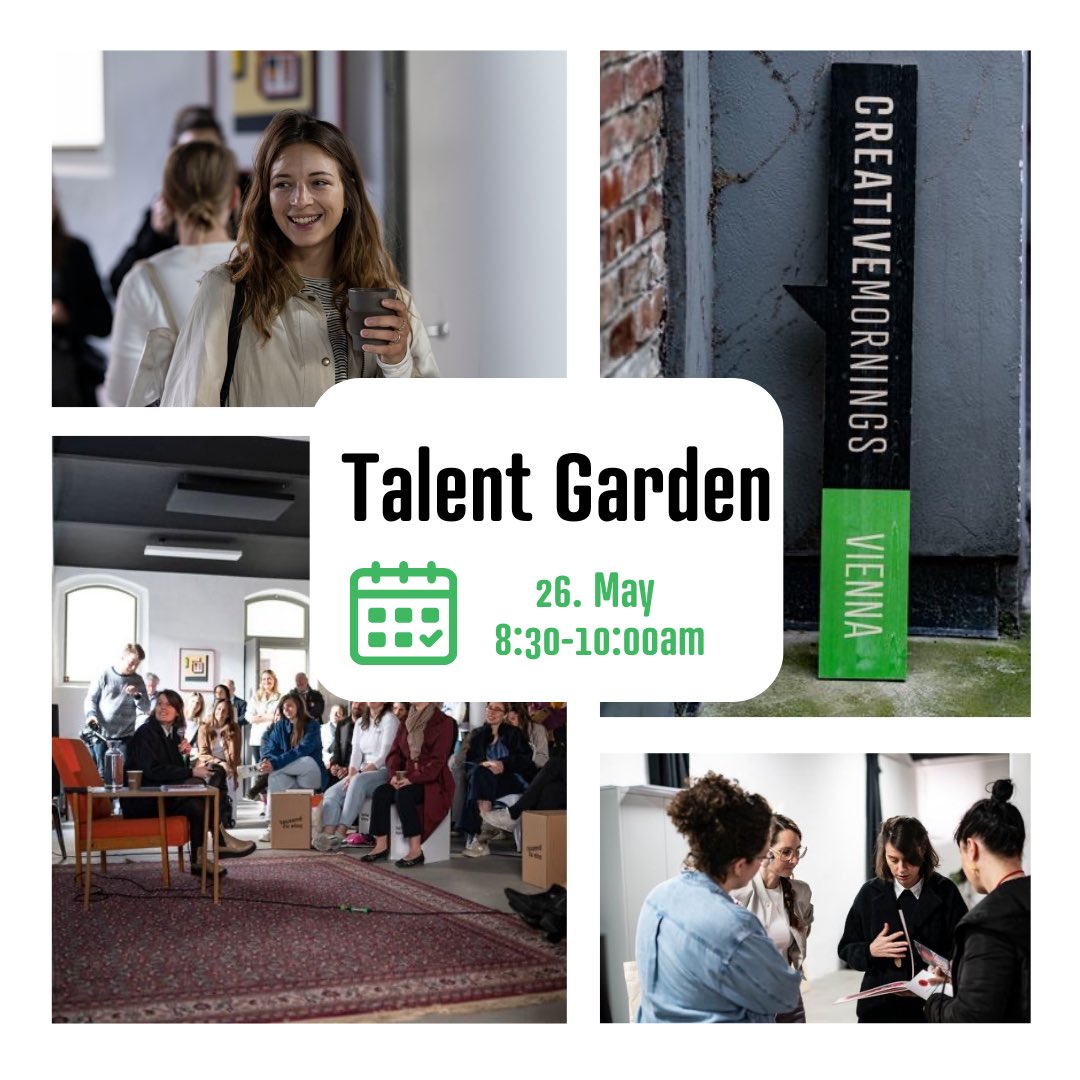 💥💥Get your free-Ticket💥💥

🎤 Speaker: Markus Salcher
🗓 Event: 26.5.
💚 Theme: Acceptance 
🏠 Location: Talent Garden

🎟 Free-Tickets are available on our website 🎟

Foto Credit: Thomas Gobauer | @thomasgobauer | thomasgobauer.com

#viecm #cmacceptance