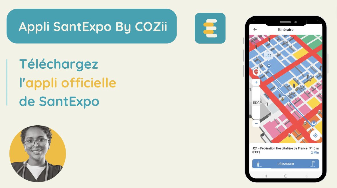 Retrouvez nos 10 villages facilement en téléchargeant l'appli de 📍 géolocalisation #SantExpo 
bit.ly/3pKSoXK
apple.co/3MdygF8

#santexpo #esanté #numérique #archi #métier #manager #patient #hopital #innovation #ingénieurie #outremer play.google.com/store/apps/det…