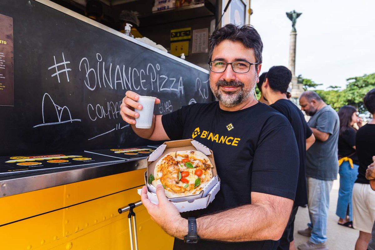 Binance (@binance) on Twitter photo Obrigado, Brazil π§π·
After a day of enjoying pizzas with the community in Rio, the #BinancePizza van heads to the next stop.
π Bahrain Obrigado, Brazil π§π·
After a day of enjoying pizzas with the community in Rio, the #BinancePizza van heads to the next stop.
π Bahrain