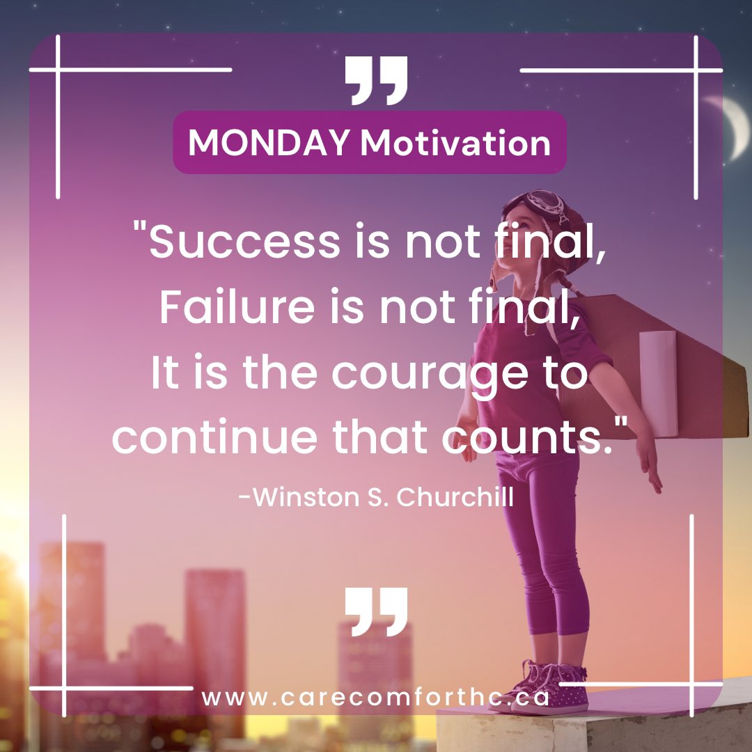 CareComforthc's tweet image. #motivationmonday  💕❤️!
___________________________________

We deliver care 24/7; 365days a year. Visit our website on carecomforthc.ca to book our services.  
#care #comfort #inhomecarecanada#homecareagency #seniorcare #seniorhelpers#homecare #eldercare #seniors