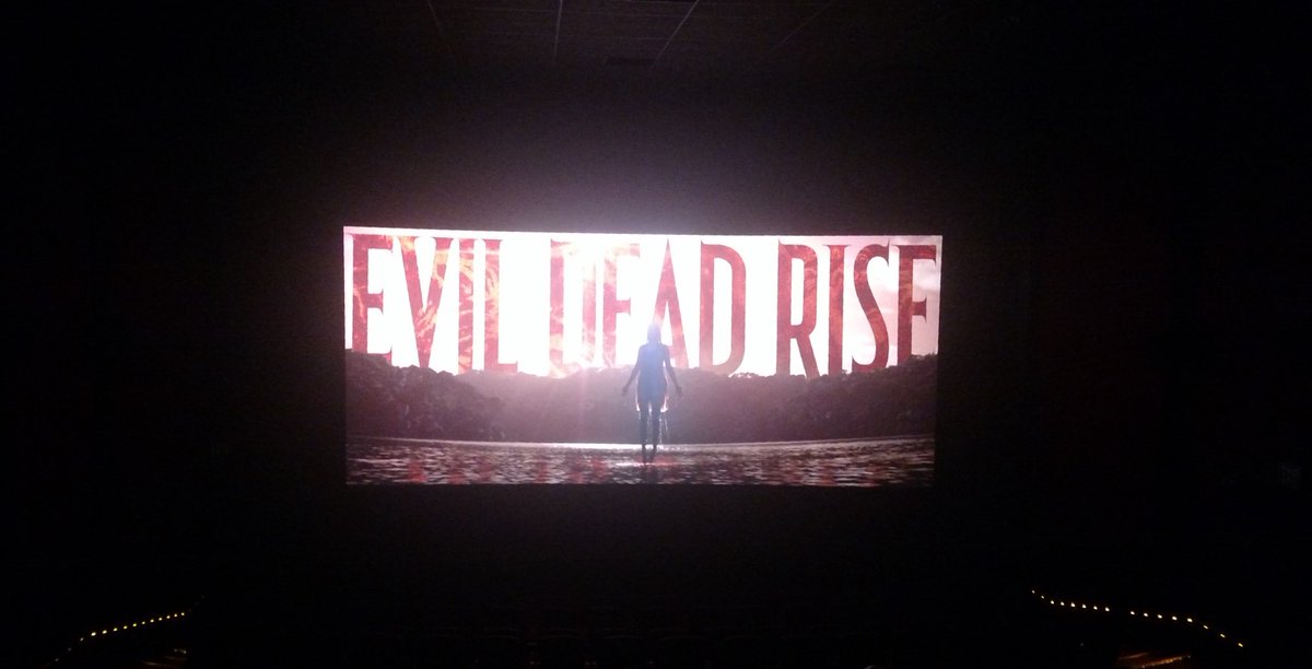 Watched 'Evil Dead Rise' at AMC 16 Burbank.   #AMC #AMCTheaters #EvilDeadRise #EvilDead #horror