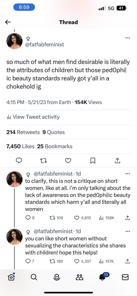 fatfabfeminist's tweet photo. I deleted the tweets bc ppl were wildly misrepresenting what I said and didn’t care to engage in the discourse any more but here’s what I said for context https://t.co/vtcJUbrmXW