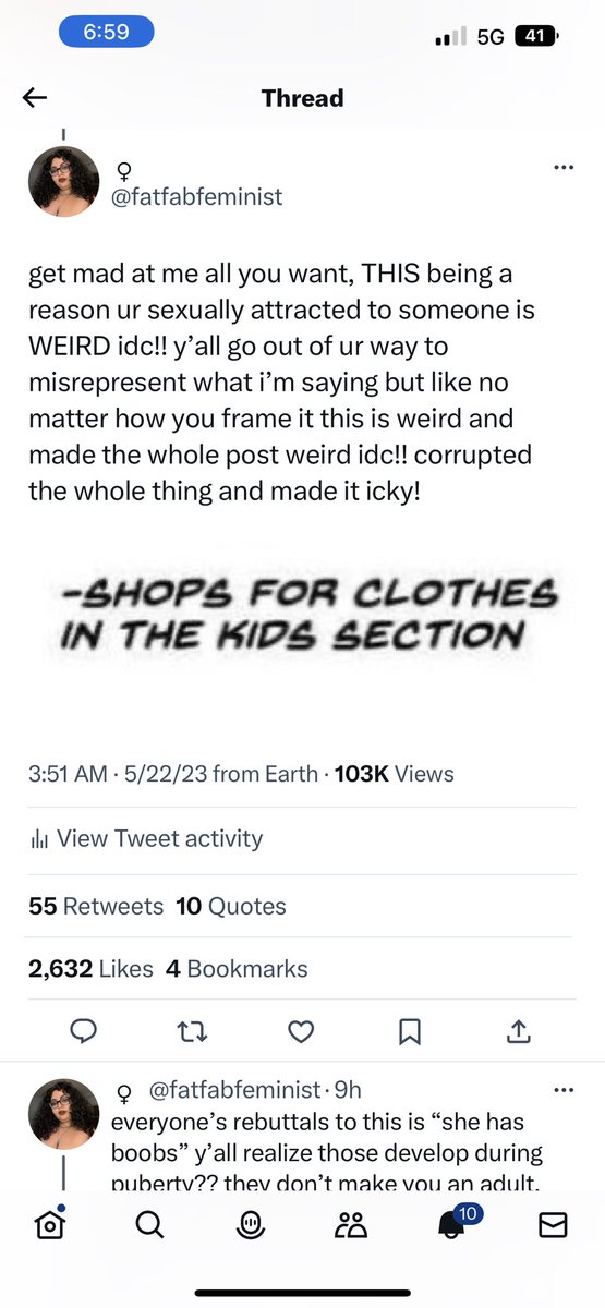 fatfabfeminist's tweet photo. I deleted the tweets bc ppl were wildly misrepresenting what I said and didn’t care to engage in the discourse any more but here’s what I said for context https://t.co/vtcJUbrmXW