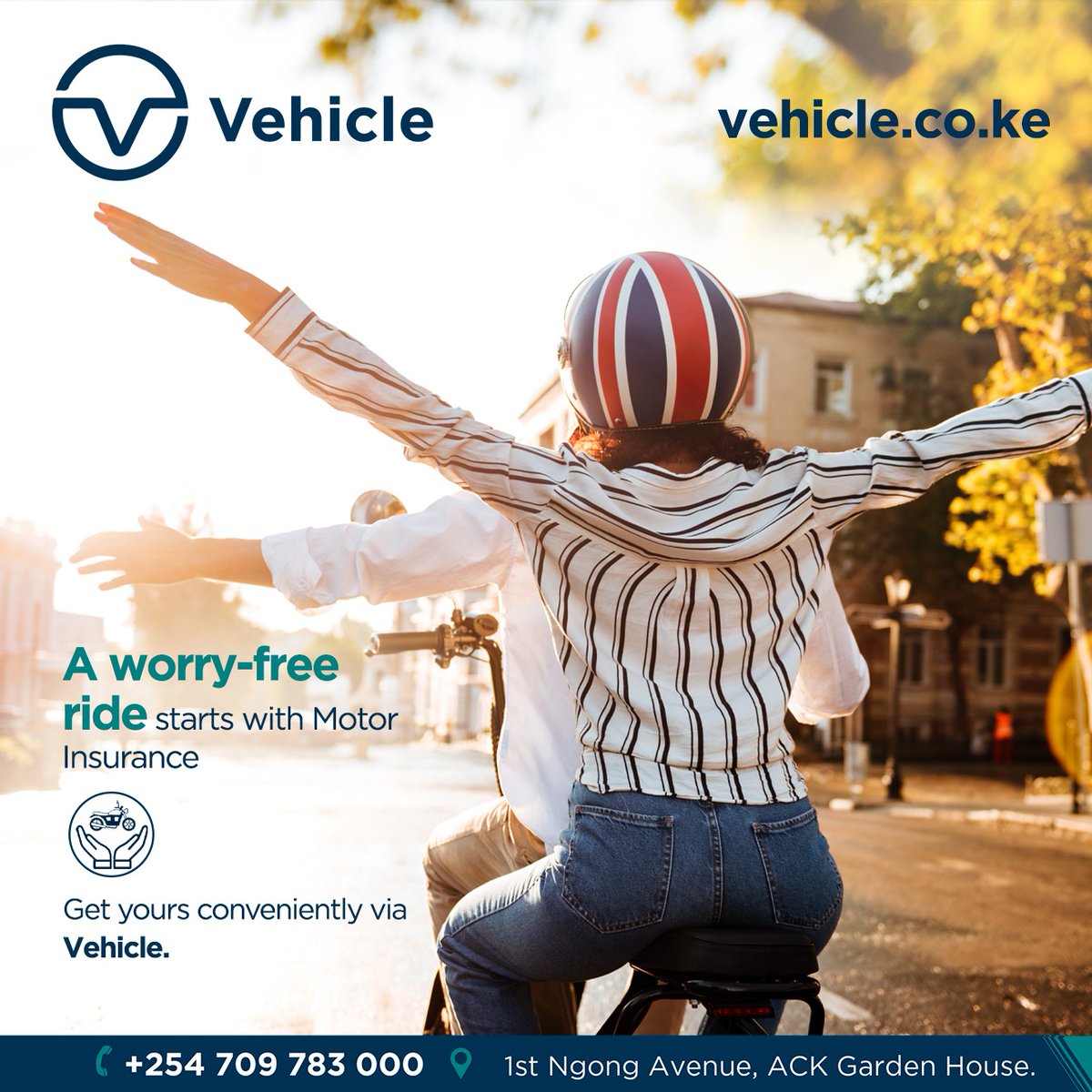 Stay covered from the risks that come with driving along the road by getting Motor Insurance.

#Vehicle #motorinsurance #InsuranceCover #kenyans