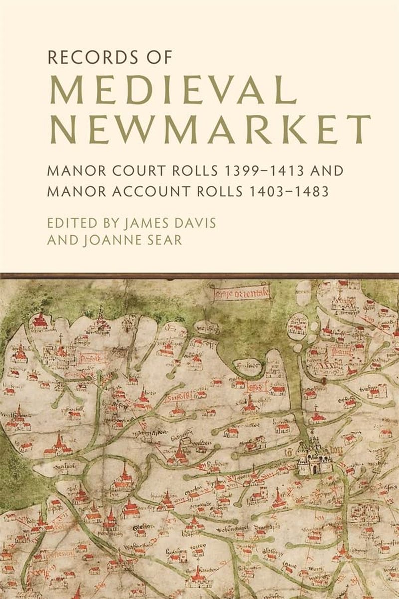 Records of Medieval Newmarket: Manor Court Rolls 1399-1413 and Manor Account Rolls 1403-1483, eds. J Davis, J Sear (@boydellbrewer, May 2023)
facebook.com/MedievalUpdate…
boydellandbrewer.com/9781837650125/…
#medievaltwitter #medievalstudies #medievalEngland #medievaleconomy #medievalsociety