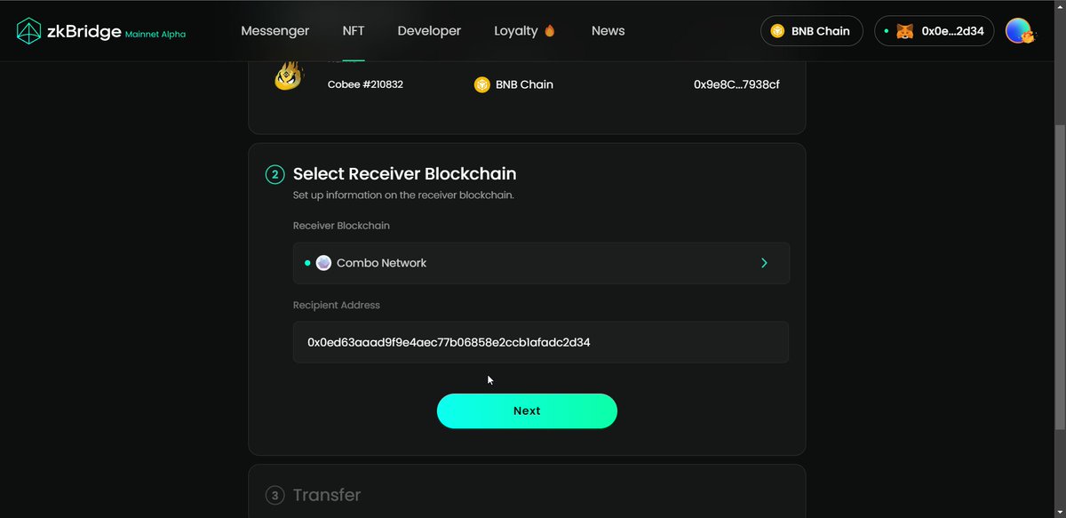 GACryptoO's tweet image. 🔨Mint #Cobee NFT by @combonetworkio 🪂

👉 Mint here: combonetwork.io/mint

🌉After Mint the COBEE NFT, Bridge from BSC to #COMBO Chain 

🌉Also do Bridge some Testnet BNB into Combo Chain to claim NFT: bridge.combonetwork.io

✅This Bridge activity is one of the Polyhedra…
