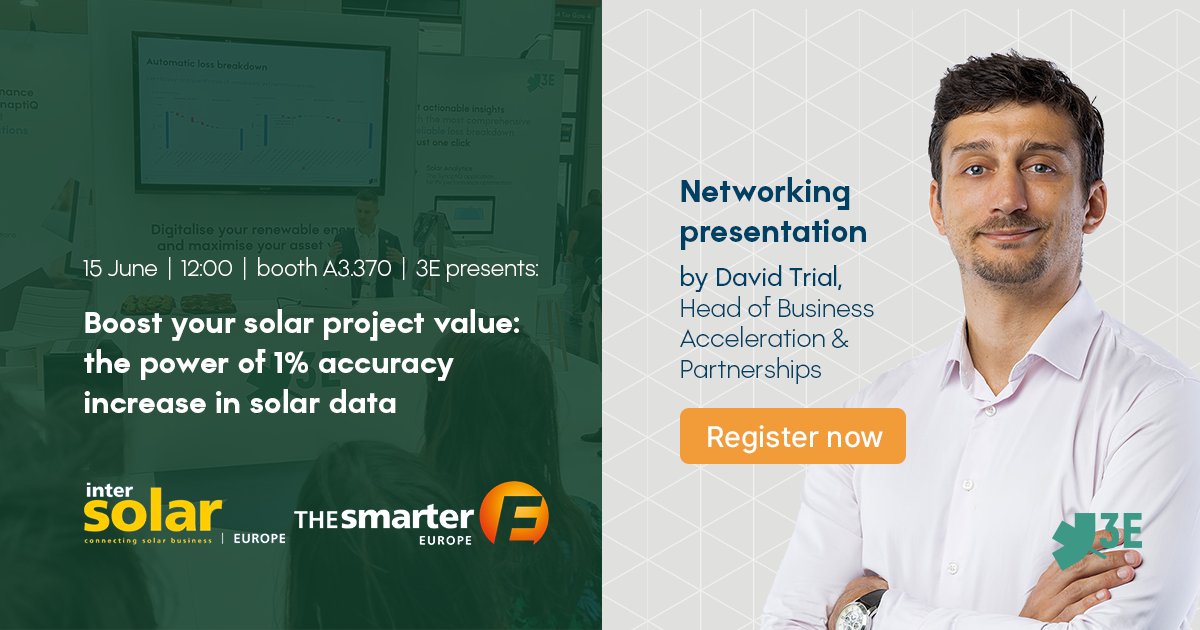 Want to see concrete examples of how IPPs use #SynaptiQ Solar Analytics to maximise their profits? 
Join us at @Intersolar at @ThesmarterE for our networking presentations!

👉 Topics &amp; registration eu1.hubs.ly/H03RHrV0
👉 Book a demo of SynaptiQ: eu1.hubs.ly/H03RHhz0