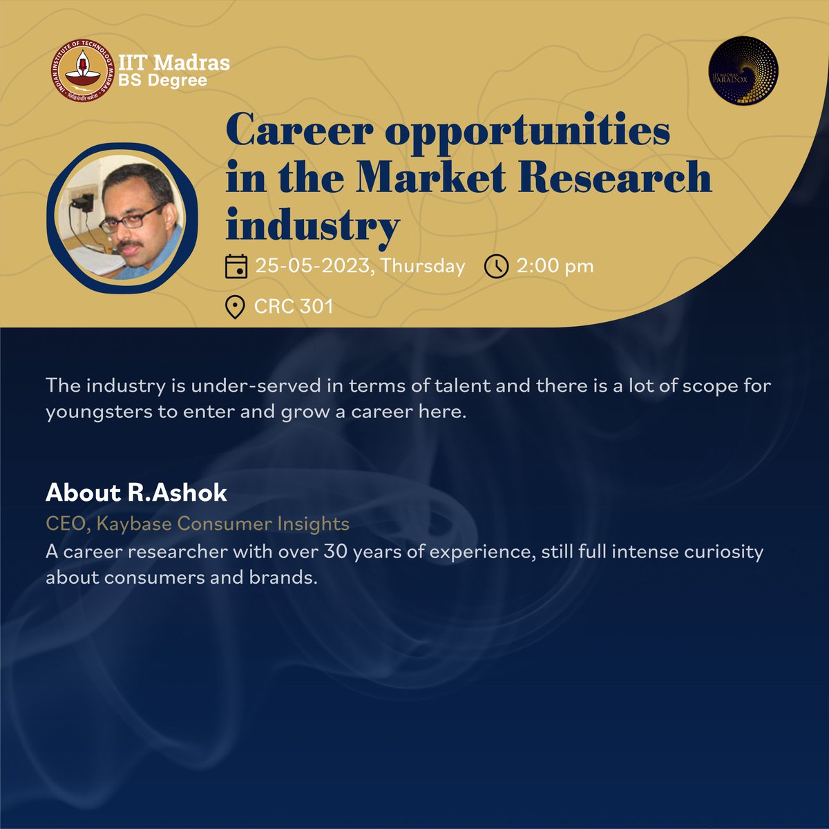 iitm_bs's tweet image. More exciting workshops coming your way this Paradox!! 🤩

Don&apos;t miss your chance to be a part of this incredible learning opportunity!

#IITMadras #BSDegree #College #DeepLearning #MarketResearch #BigData #Workshop #Education #Innovation #Technology