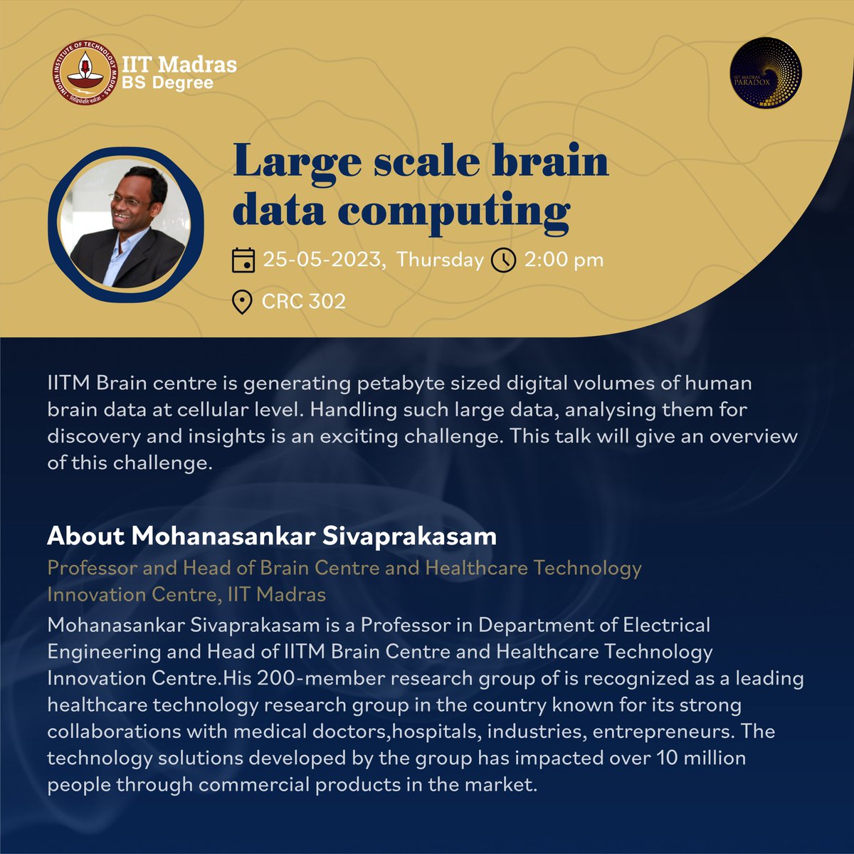 iitm_bs's tweet image. More exciting workshops coming your way this Paradox!! 🤩

Don&apos;t miss your chance to be a part of this incredible learning opportunity!

#IITMadras #BSDegree #College #DeepLearning #MarketResearch #BigData #Workshop #Education #Innovation #Technology