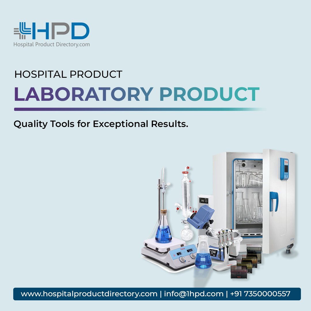 hosproducthub's tweet image. laboratory product is a game-changer for scientific research.
Get all the latest information about Laboratory Product by visiting Hospital Product Directory.

Visit:- bit.ly/3WpccfH

#LabEquipment
#LabProduct
#HospitalProductDirectory