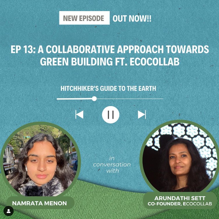 Streaming: In conversation with Namrata from Kapok Seed Innovation platform &amp; EcoCollab Co-Founder Arundhati Sett, on the latest episode of their podcast - Hitchhiker's guide to the Earth. Listen to it here: open.spotify.com/episode/1LToDL…
