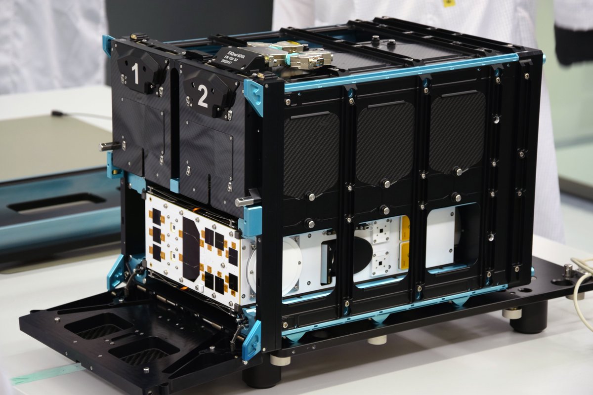Exolaunch's tweet photo. Welcome to Transporter-8, @UniStuttgartIRS ! We’re excited to launch the 6U #EIVE satellite with #EXOpodNova on the upcoming @SpaceX Transporter-8 #Smallsat #rideshare mission!
#LaunchWithExolaunch #MissionManagement #SpaceX #Falcon9 #Transporter8 #MadeInGermany https://t.co/UbhvrjUNms