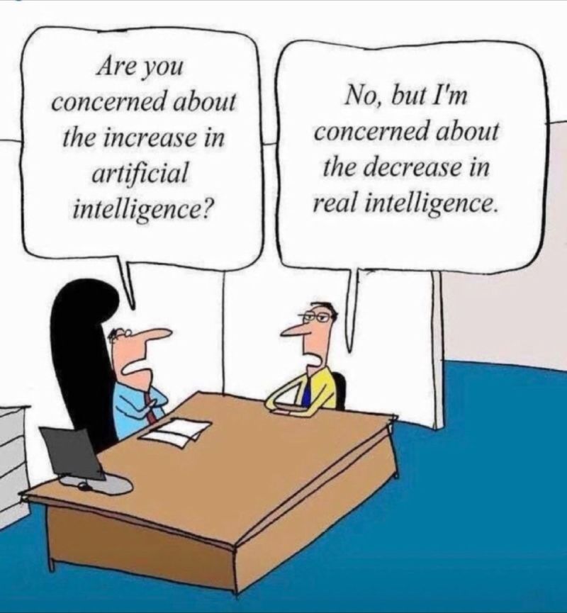 Do you share the same concerns 🙂?

#artificialintelligence