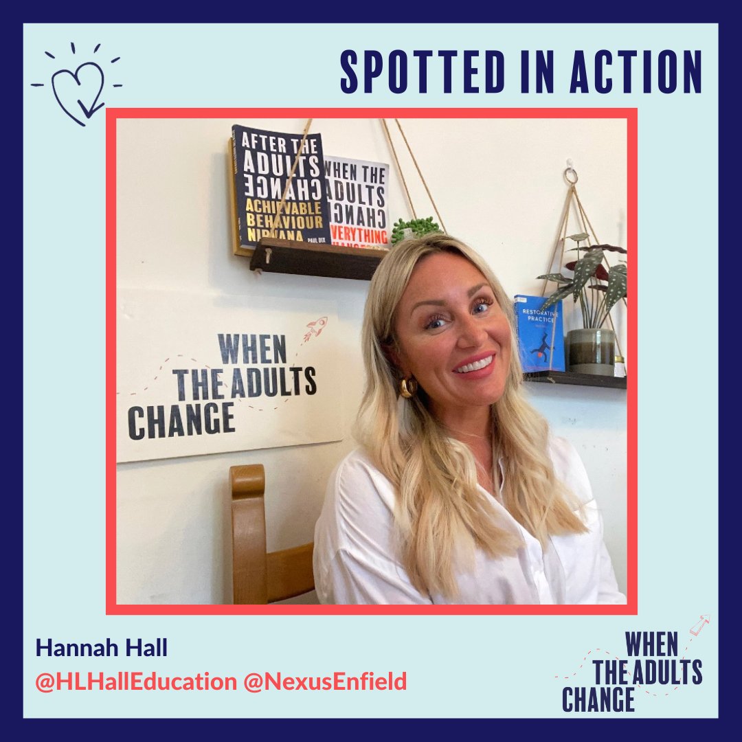 When The Adults Change (@theadultschange) on Twitter photo Spotted in action <a href="/HLHallEducation/">Hannah Lucy Hall</a> working with NEXUS Enfield.
Building relational practice and supporting the community for a better Enfield. Thank you for having us <a href="/NexusEnfield/">NEXUS Enfield</a>
#RelationalPractice #RelationshipsMatter #WhenTheAdultsChange #EduTwitter #TeacherTwitter Spotted in action <a href="/HLHallEducation/">Hannah Lucy Hall</a> working with NEXUS Enfield.
Building relational practice and supporting the community for a better Enfield. Thank you for having us <a href="/NexusEnfield/">NEXUS Enfield</a>
#RelationalPractice #RelationshipsMatter #WhenTheAdultsChange #EduTwitter #TeacherTwitter