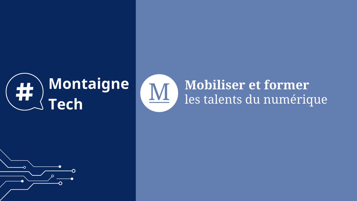 🚨Pénurie de talents dans les métiers du numérique 👇

Comment la France peut-elle doubler ses capacités de formation dans ce domaine à horizon 2030 ? #MontaigneTech THREAD (1/6)