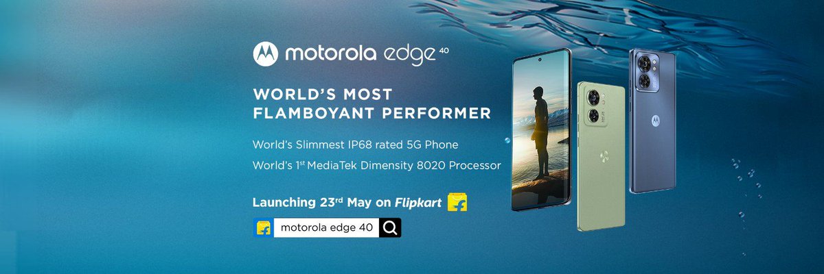 The Motorola Edge 40 is a beast! With its IP68 water protection under water, I can finally capture incredible underwater shots without any worries. Loved it 😍😍
#MotorolaEdge40