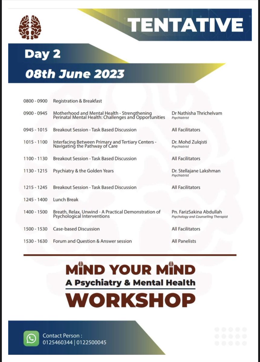 Dr Nimelesh on Twitter "Persatuan Kebajikan dan Pendidikan Psikiatri