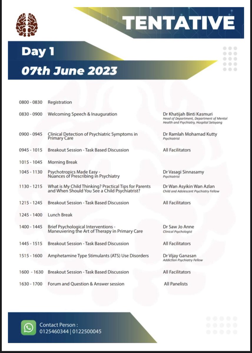 Dr Nimelesh on Twitter "Persatuan Kebajikan dan Pendidikan Psikiatri