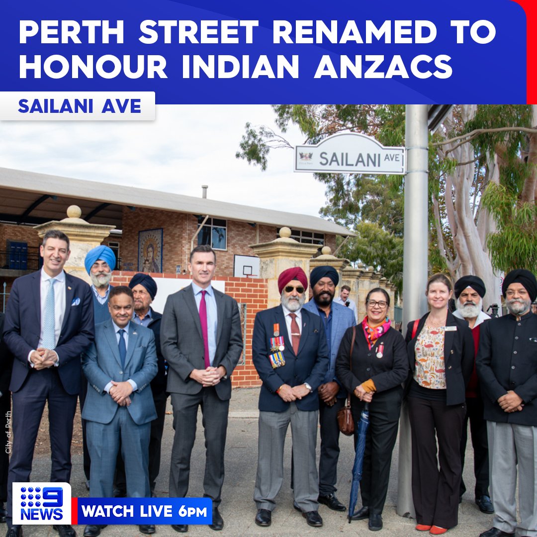 9News Perth on Twitter "A Perth street has had its name changed to commemorate one of Australia