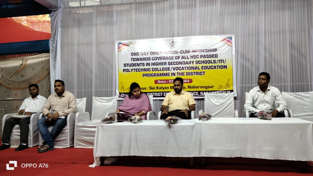 DMnabarangpur's tweet image. Attended a One Day Orientation-cum-Workshop towards coverage of all HSC passed students in HSS/ ITI/Polytechnic College/Vocational Edn. programme in  District. Excited to work towards better coverage &amp;amp; opportunities for all! #education #districtdevelopment&quot; @SMEOdisha @SecyChief
