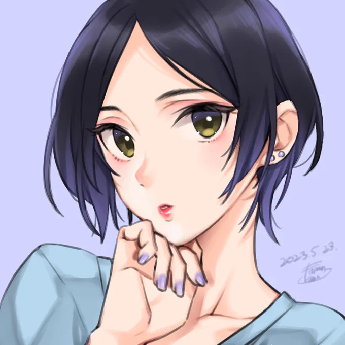 お速水奏さん。メイク強め