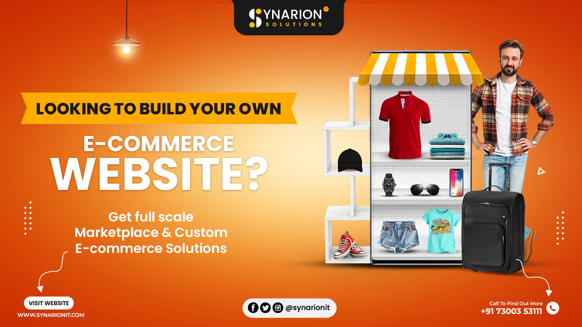 synarionit's tweet image. Get full scale marketplace & Custom E-commerce solutions and give your business a competitive advantage with a beautifully designed and fully functional 𝐄-𝐜𝐨𝐦𝐦𝐞𝐫𝐜𝐞 𝐖𝐞𝐛𝐬𝐢𝐭𝐞.
#eCommerceDevelopment #ecommerceAppDevelopment #WebsiteDevelopment #eCommerceWebsite