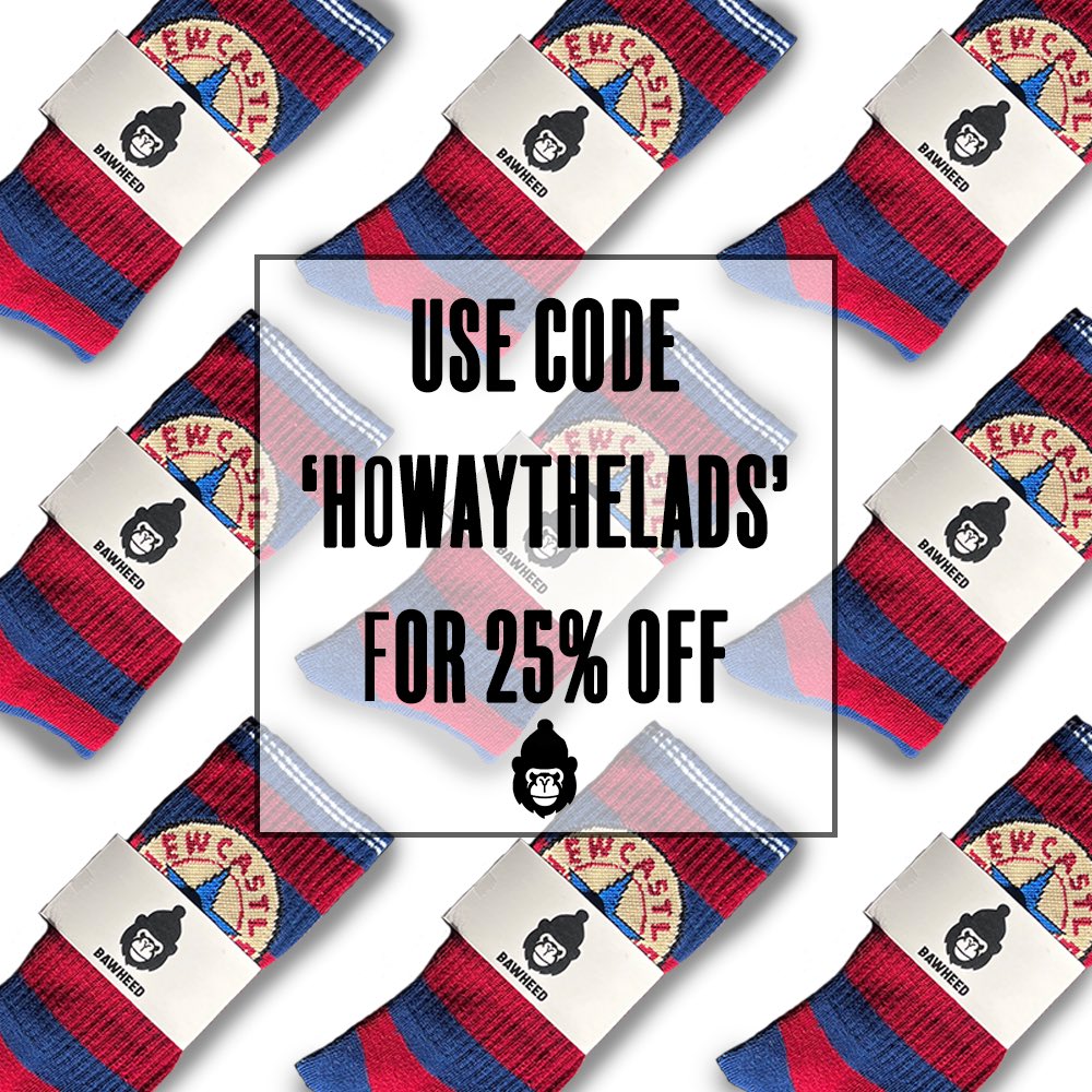 To celebrate Newcastle getting to the Champions League 🏆

Use code ‘HOWAYTHELADS’ at checkout for 25% off retro socks ⚽️⚫️⚪️ follow link in bio ✨

#bawheedco #newcastleunited #newcastle #retrosocks #retrofootball #classicfootballsocks