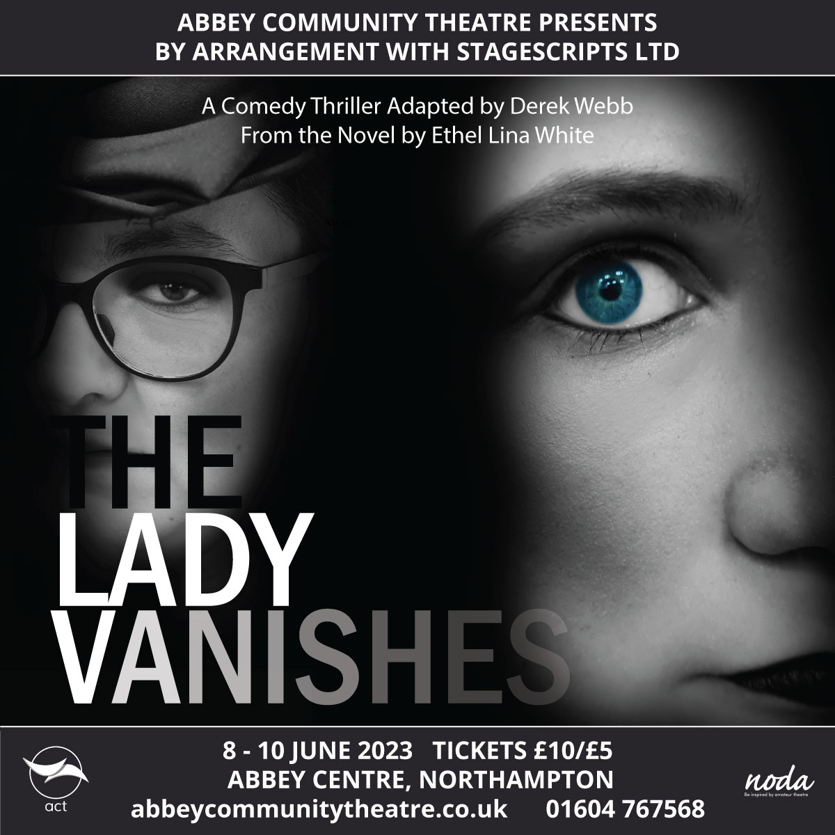 Mrs Barnes, the Rev's wife, is devoted to their son who remains back in England. She likes to make friends, but has Iris found one in her or is there more to her story?
Book now for our thrilling June play! abbeycommunitytheatre.co.uk #northampton #theatre #supportlocal