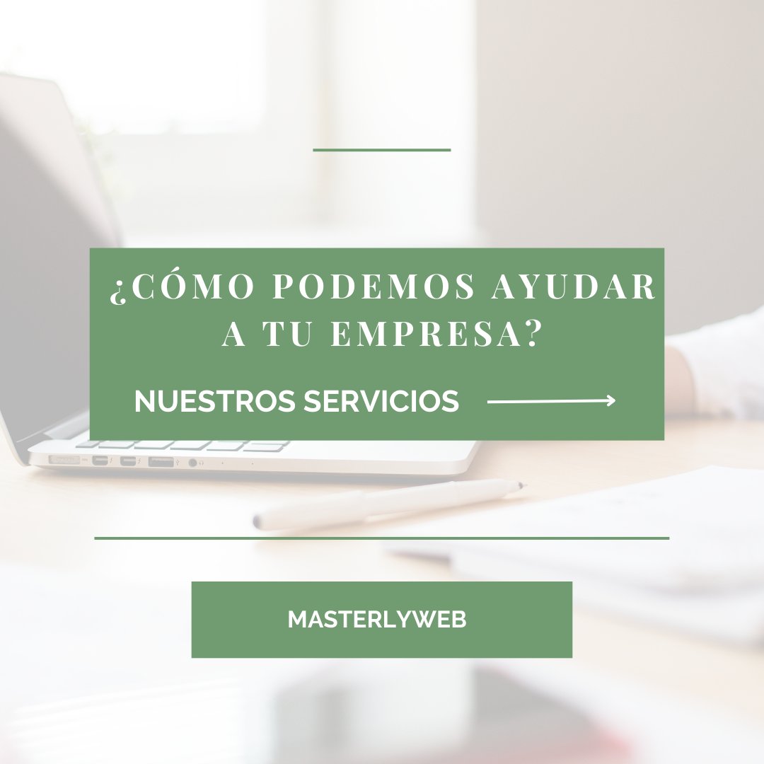 masterlyweb's tweet image. Hemos mencionado muchas veces la importancia del Marketing Digital y como este puede ayudar a tu empresa, pero, hoy queremos recordarte como nosotras MasterlyWeb podemos ayudarte.☑️