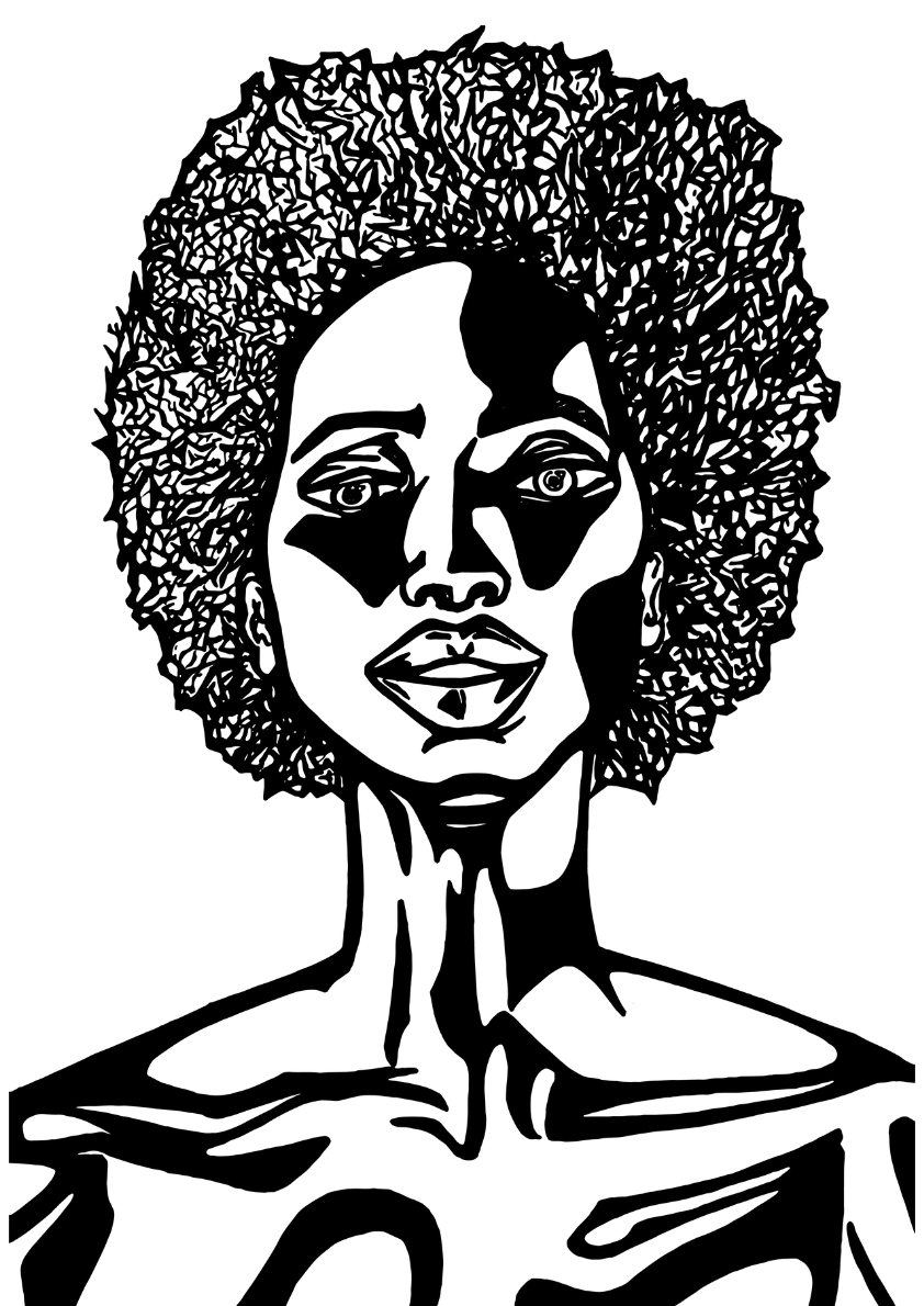 Lost in the depths of my roots, yet found in the ink of my truth. 

'Left Unseen' from Luladey's 'Deeply Rooted' collection. 
#AfricanArt #inkart #blackart #byluladey #artbylula #smallbusiness