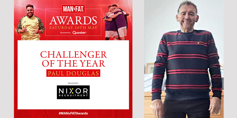 BritishSteelUK's tweet photo. He’s done it!! Many #congratulations to Paul, who was named ‘Challenger of the Year’ in the @manvfat awards last weekend! This prestigious accolade was very well deserved but best of all, it’s fantastic to see Paul enjoying a healthier lifestyle 😀👏🚶‍♂️ #BuildingHealthierFutures https://t.co/jelvFahIep