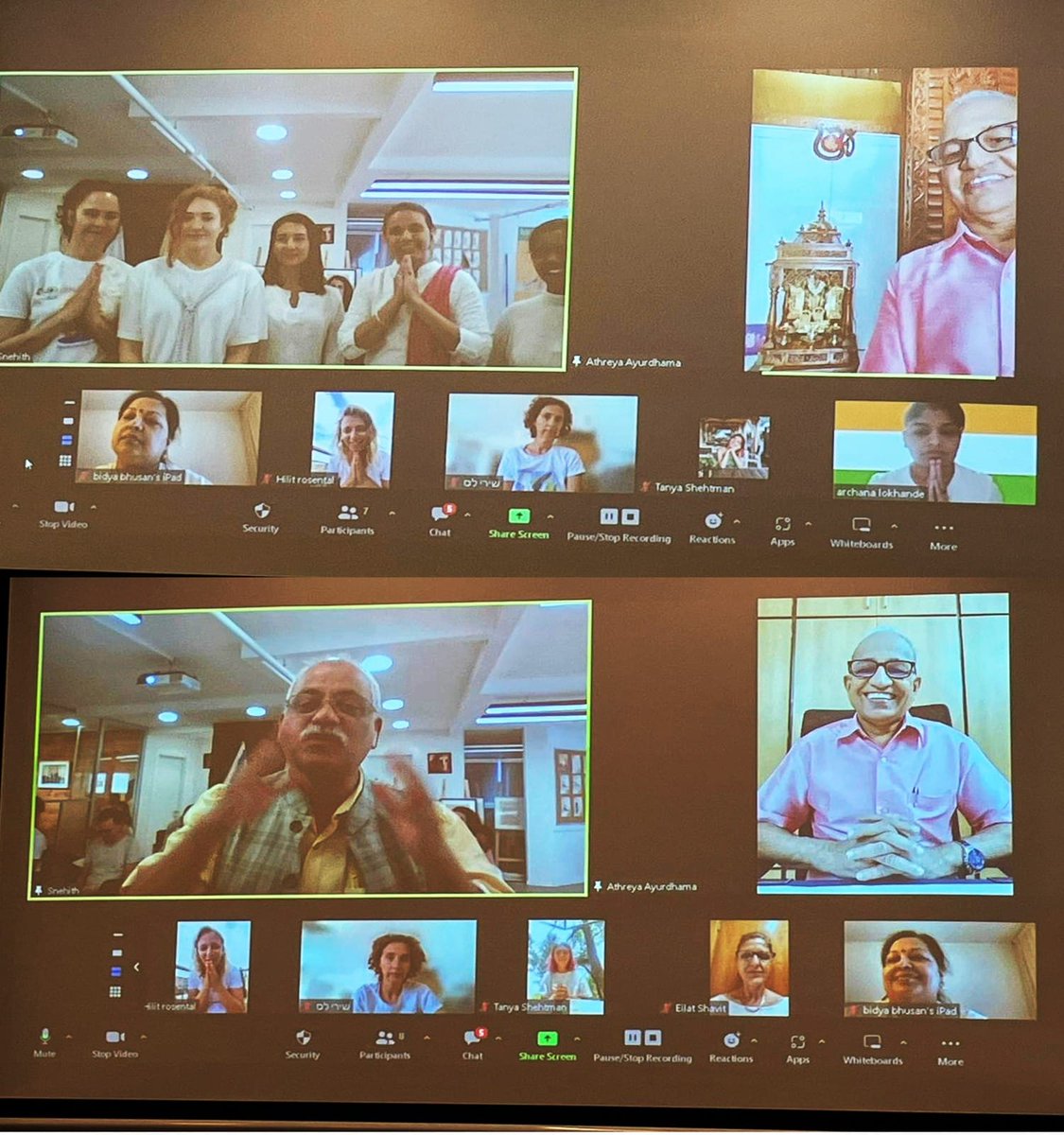 iccr_israel's tweet image. #Yoga students awarded with prestigious certificate by Director of the Indian Cultural Center, Tel-Aviv, Vinod Pawar. Students successfully completed the #certificationcourse, Yoga protocol, and Raj yoga Chanting conducted by ICC Yoga teacher Ms. Darshana Rajput.