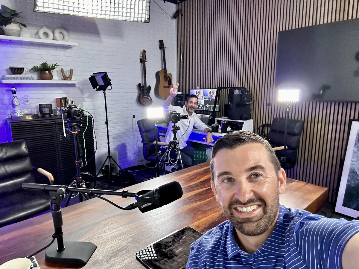 At our podcast studio about to record our 60th episode 🎙️!  Crazy to think that we started this October 28th and here we are almost 7 months later and at our 60th epsiode!  Appreciate all the support from family, friends, and colleagues during this launch!  #Mortgage
