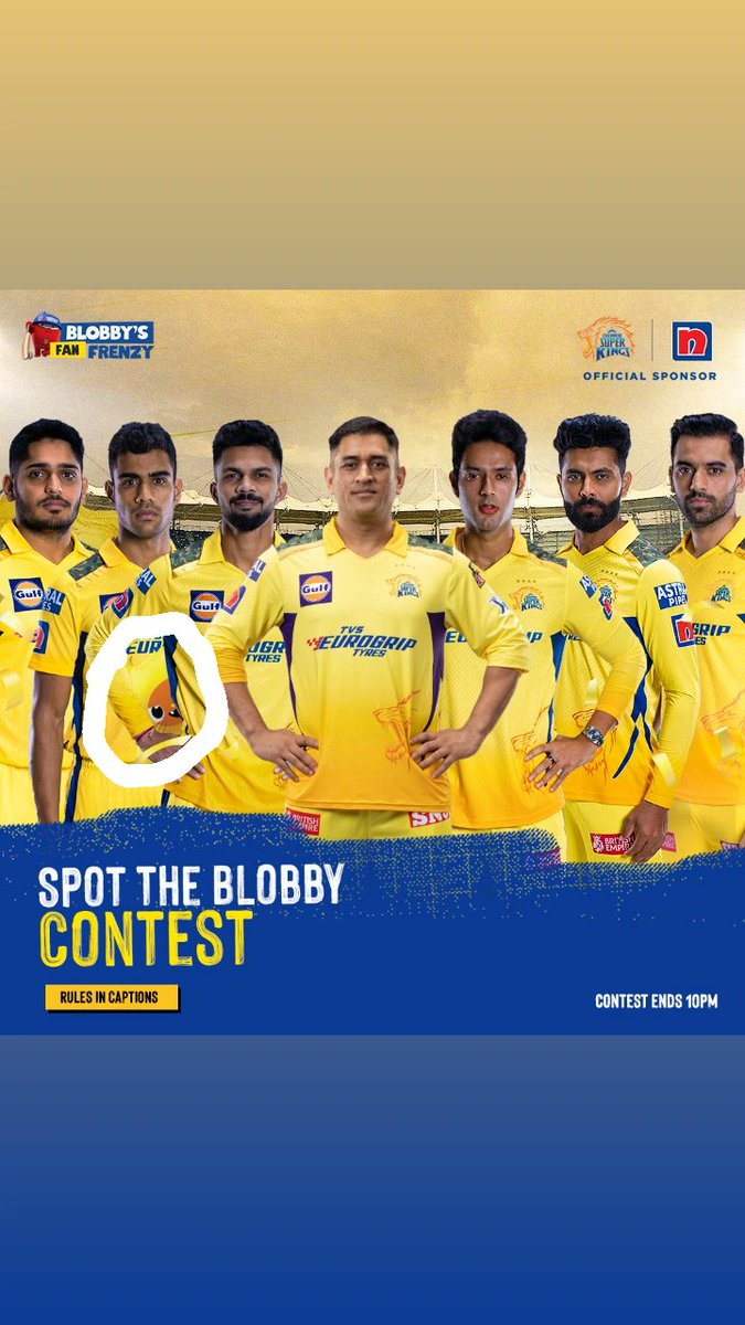 Krishnan2606's tweet photo. @NipponIndia #BloobbysFanFrenzy @NipponIndia 

#NipponPaintIPL2023 #NipponPaint #NipponPaintIndia #contestalert #giveaway #giveawayalert #CSK #IPL2023 https://t.co/PzZwJW7Ru2