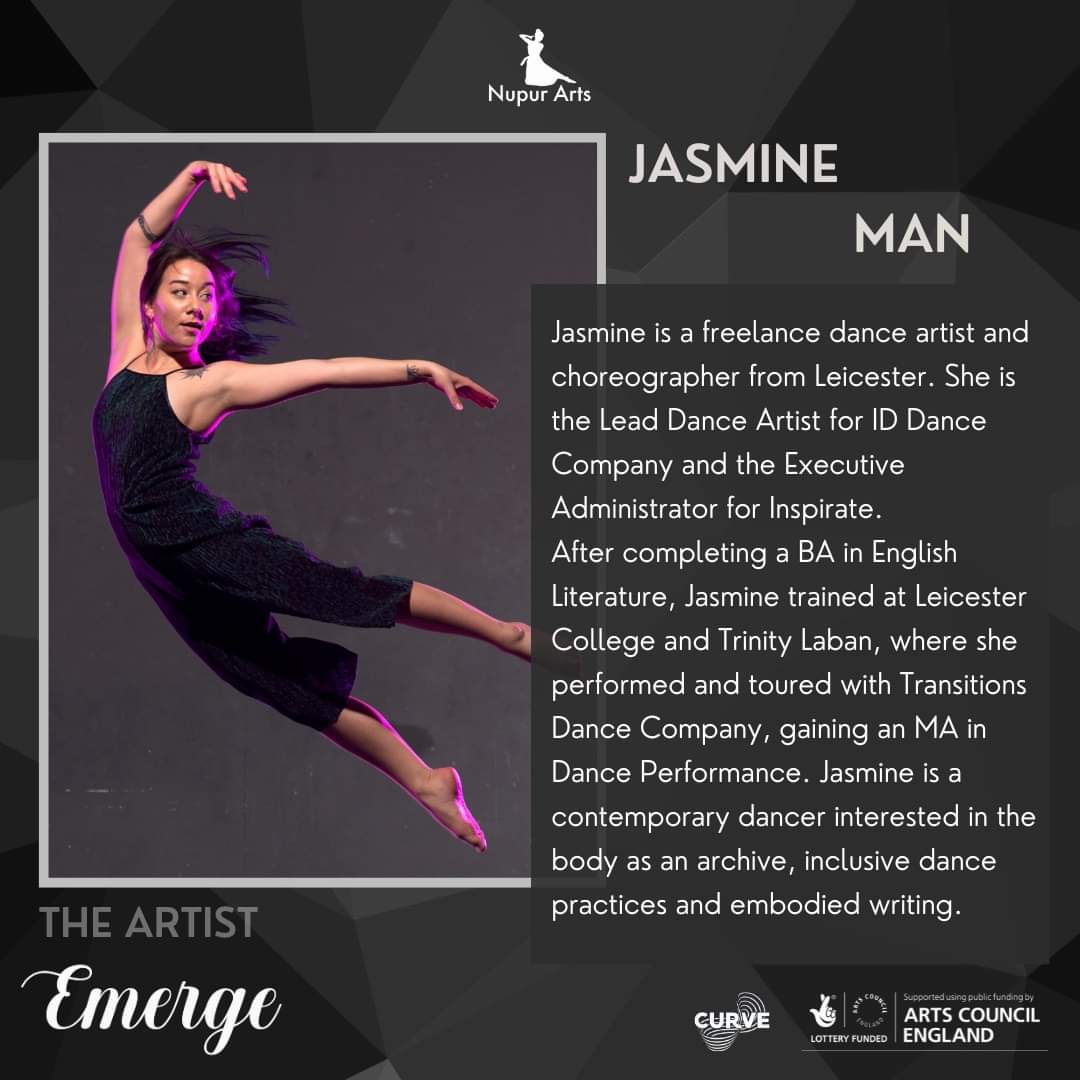 2023 Emerge Project - Introducing the Artist 💫

JASMINE MAN

Watch this space to know more about Jasmine's work in progress and her concept for Emerge!

#NupurArts #Emerge #ProjectEmerge #mentorshipprogram #contemporarydance #indianclassicaldance #bharatanatyam #dance