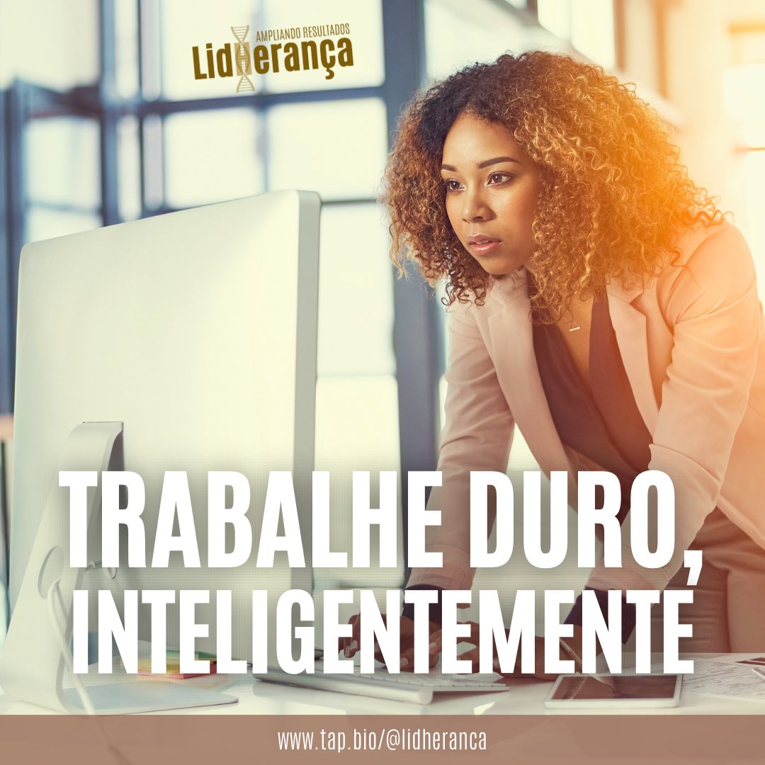 spdanielrodrigu's tweet image. Esse é um Conselho de Ouro! Trabalhar mais ou menos não te fará vencedor, no entanto, trabalhar duro sem estratégia de carreira, poderá te fazer um &quot;burro de carga&quot;, com o perdão da expressão.

Então, trabalhe duro, mas inteligentemente!

#trabalheduro #sejainteligente #liderar