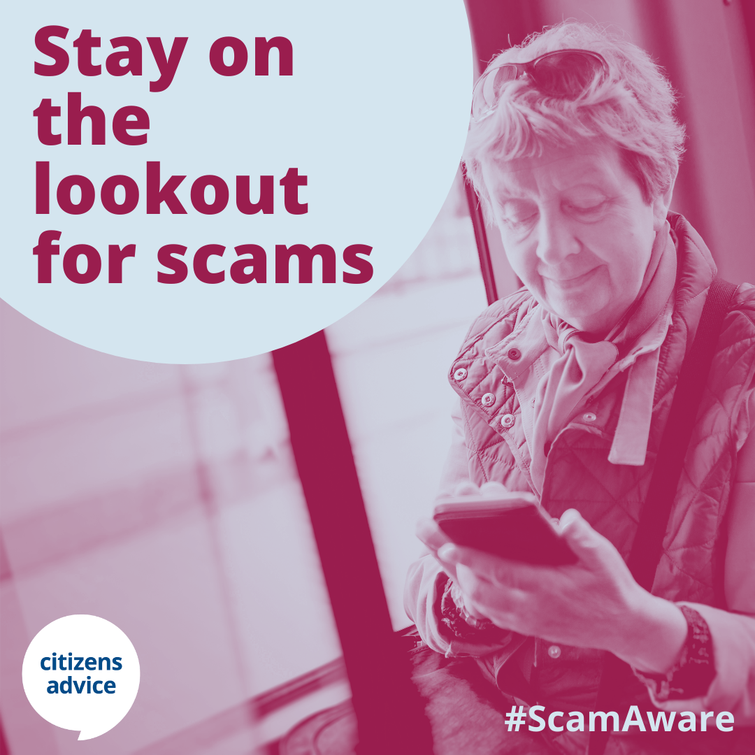 👀 It’s important to always keep an eye out for #scams. They can & do affect anyone.

If you think someone might be trying to scam you, get #advice from our website and stay #ScamAware ⤵️
bit.ly/3Hwp39p

#BeScamAware #AdviceOfTheDay #Free #Plymouth #ScamsAdvice