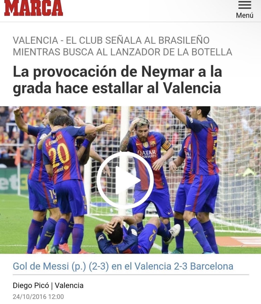 Ojalá estemos unidos SIEMPRE contra el RACISMO. No solo cuando lleva la camiseta del Madrid.
Mismo escenario, Neymar era un provocador.