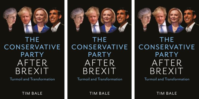 LSEReviewBooks's tweet photo. Tracing the shifts in leadership and agenda over the past several years, Tim Bale offers up a skilful anatomy of a tumultuous period in the history of the Conservative Party, writes @JamesRDennison:
 https://t.co/jQAUYYof1U https://t.co/89KmsNL1bi