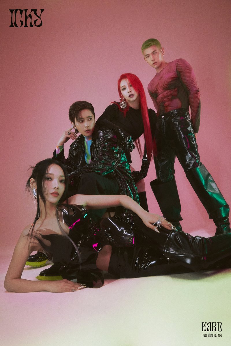 kmusicplaylist's tweet photo. #KARD is back with ICKY #KARD_ICKY  ! Check out the lastest popular Kpop Releases HERE https://t.co/ZBJOzdiG0T https://t.co/wgrfWNN2MW