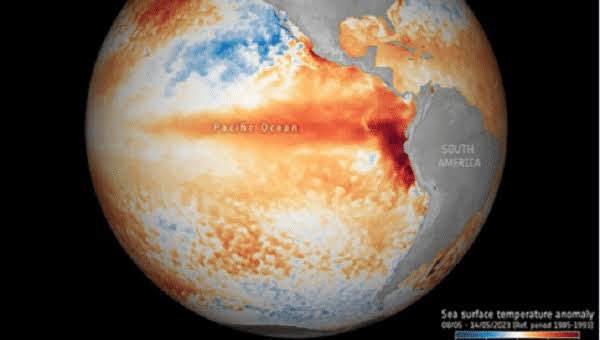 JohnCorry's tweet image. 5/7 🌊🌡️ El Niño and La Niña are natural climate patterns that occur in the Pacific Ocean. They&apos;re characterised by shifts in sea surface temperatures, but their impacts ripple through our interconnected global systems. #ClimatePatterns #SystemsView