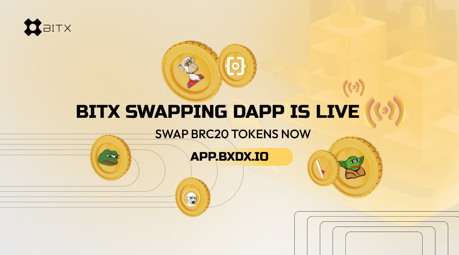 Our Swapping DAPP is officially LIVE and running !

Start swapping now 🤓

BTC/ORDI    >  ORDI/BTC
BTC/MEME   > MEME/BTC

More tokens will be added very soon!!

app.bxdx.io