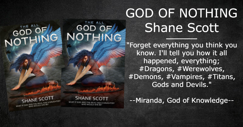 GOD OF NOTHING What if God and the Devil had a daughter? Who would she be? #BookRecommendations for #BookTwitter #readers who like #fantasy #dragon #werewolf #demon #vampire and some #romance with #LGBTQ #audiobook amazon.com/dp/B08W3KCRRP by @TheALLwriter