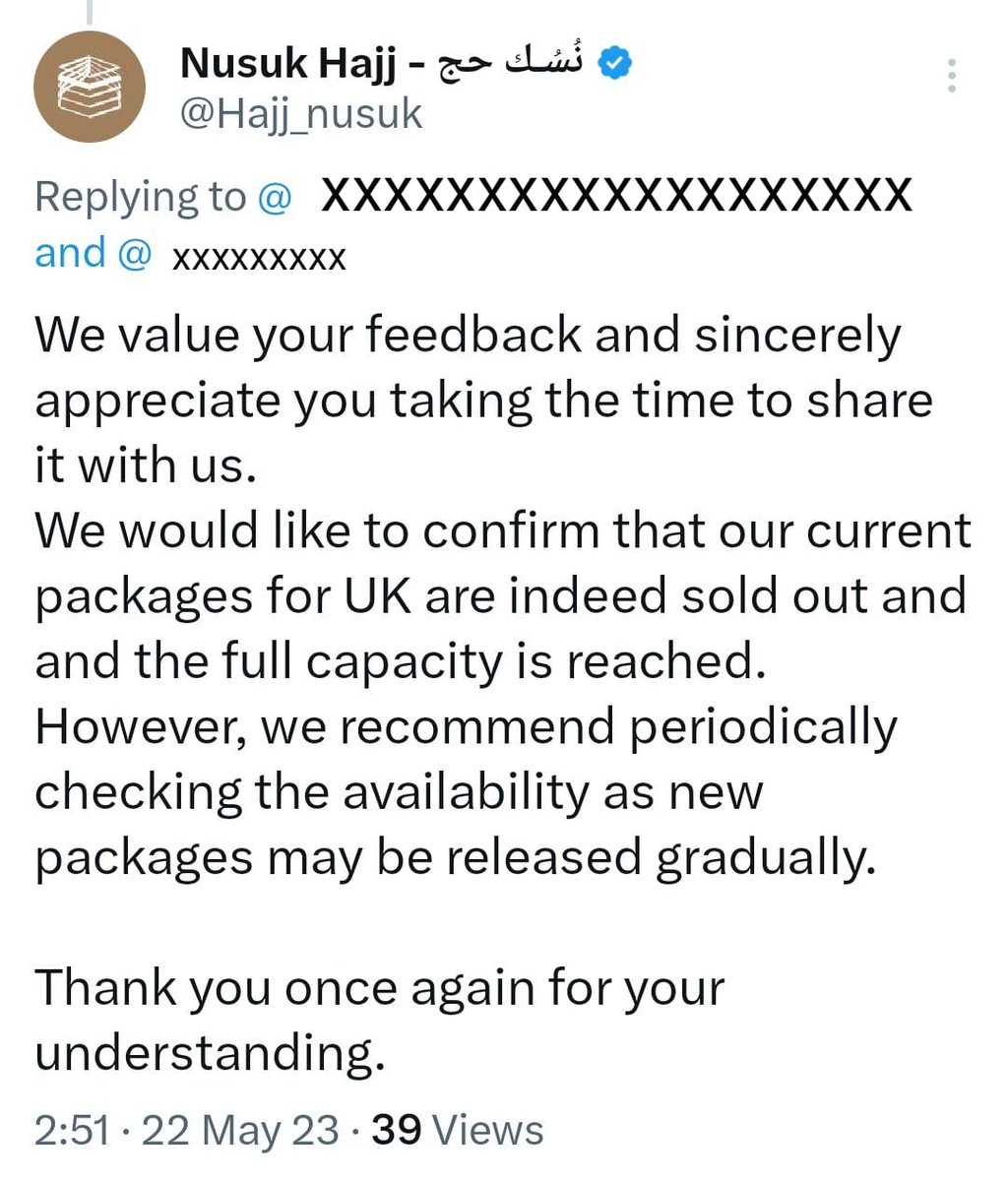 Hajj 2023 Update:

🟢 UK Hajj Packages Update
⚠️ Hajj Fraud Alert
⚠️  Caution against Hajj packages being offered outside of Nusuk

cbhuk.org/news/featured-…